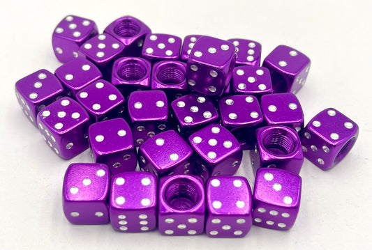 Valve Stem Caps Dice (Set of Four) Anodized