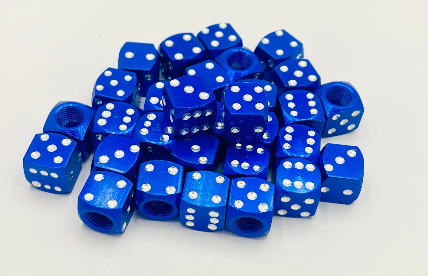 Valve Stem Caps Dice (Set of Four) Anodized