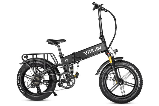 Vitilan I7 Pro Folding Full Suspension Electric Bike