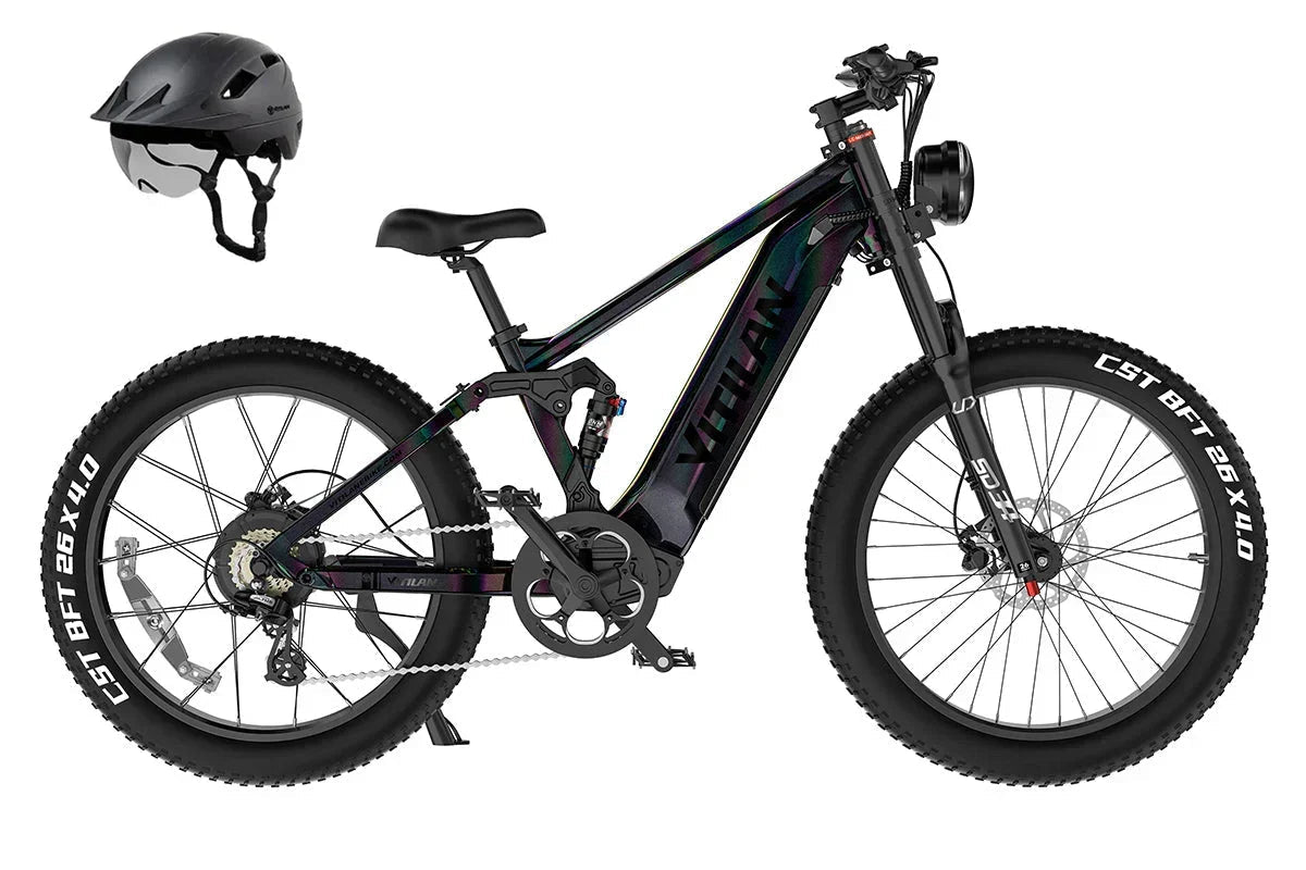 Vitilan T7PRO Full Suspension Mountain E-bike
