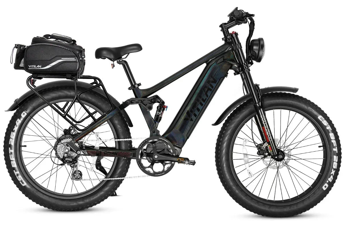 Vitilan T7PRO Full Suspension Mountain E-bike