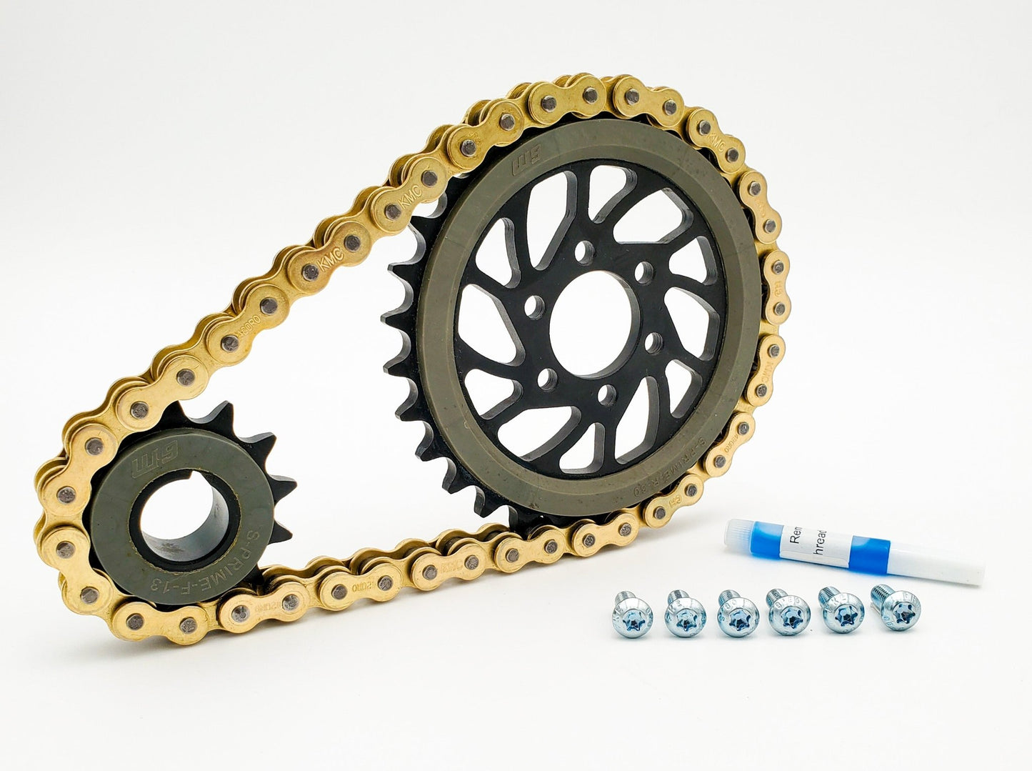 Warp9 Chain Drive with KMC 420 O ring Chain