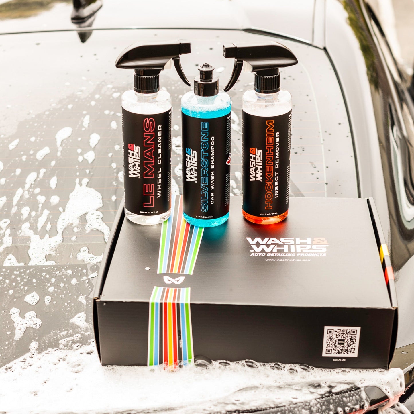 WASH&WHIPS 3 - Step Car Care System