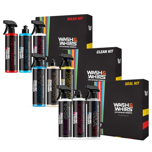 WASH&WHIPS 3 - Step Car Care System