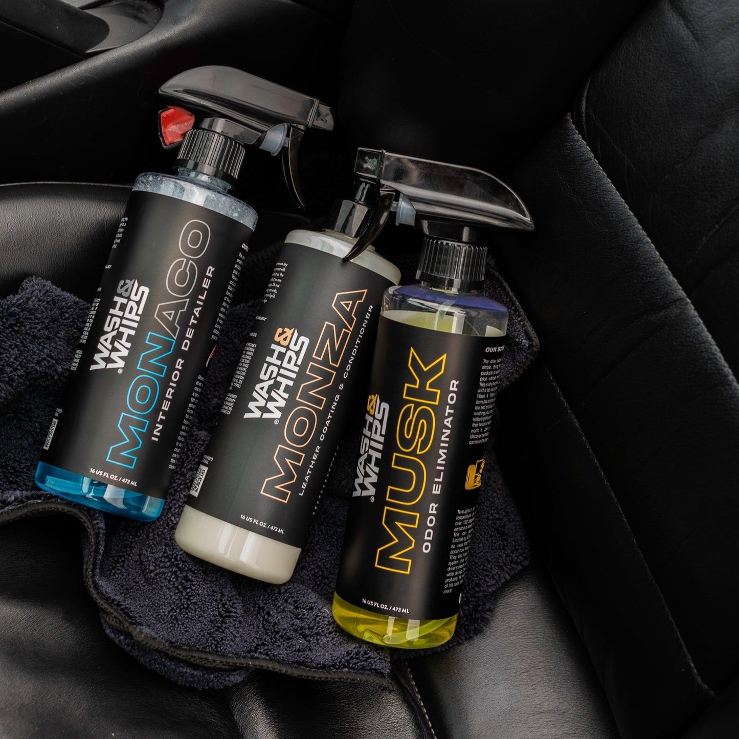 WASH&WHIPS 3 - Step Car Care System