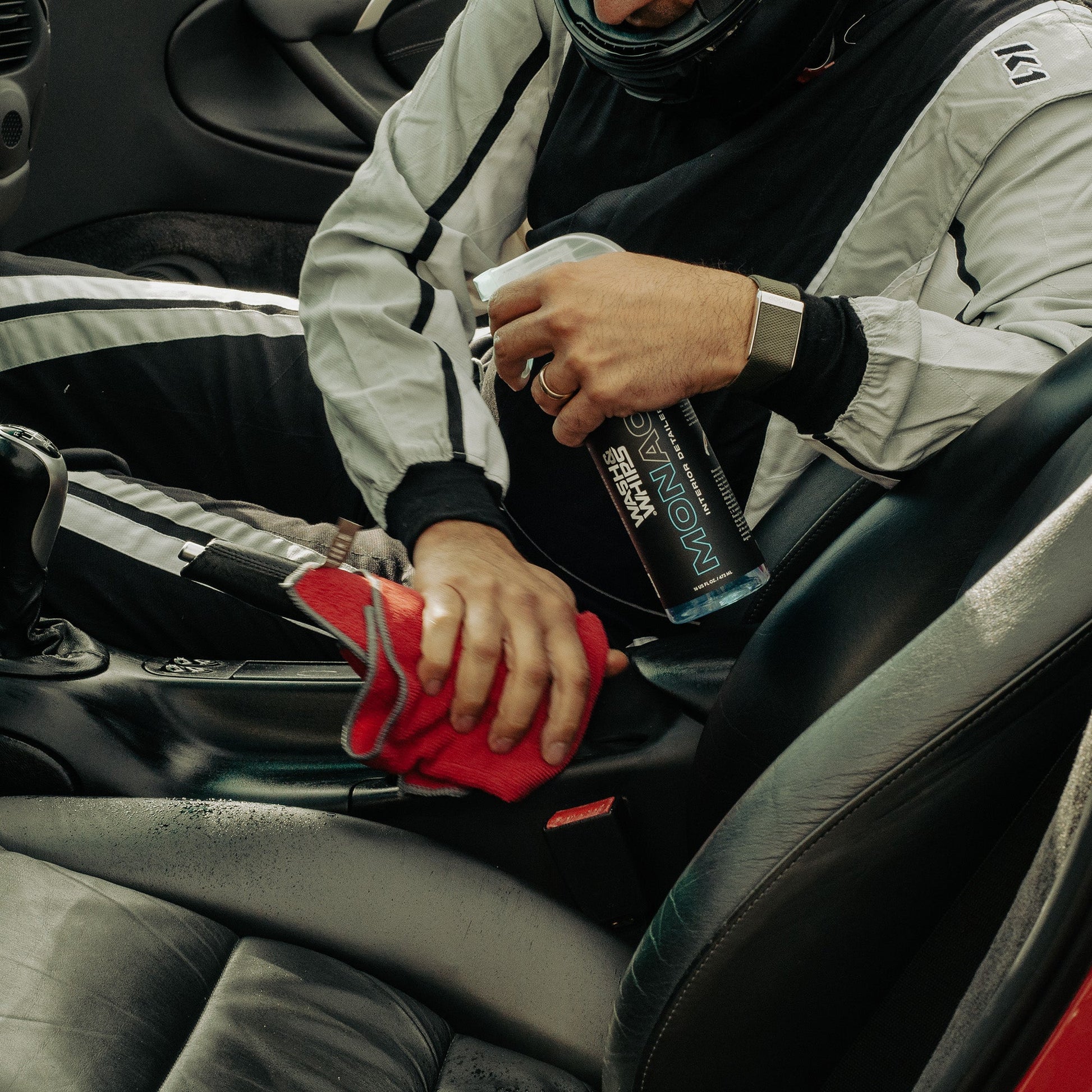 WASH&WHIPS Quick Detailing Pro Kit for Auto Detailing - 16 - Piece Complete Car Care Set