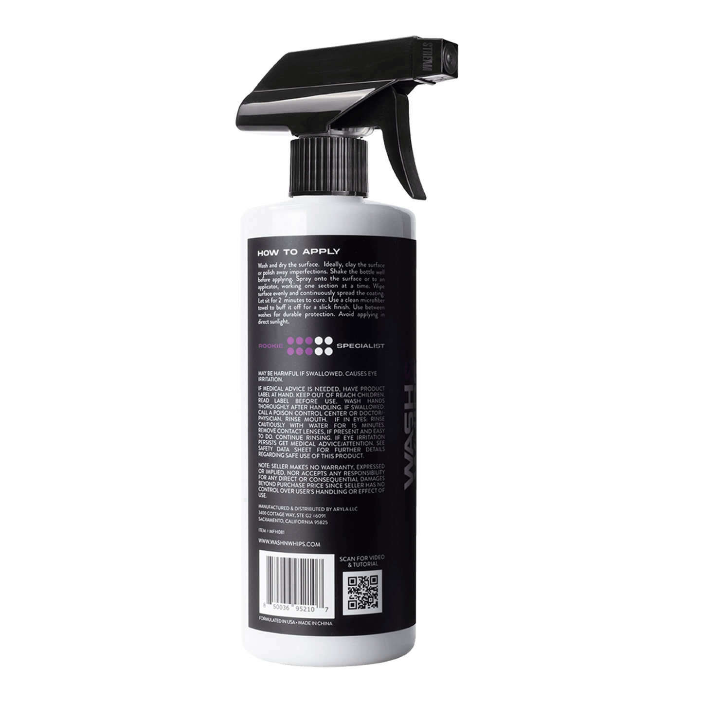 WASH&WHIPS Sonoma Ceramic Finishing Coating Spray - 9H